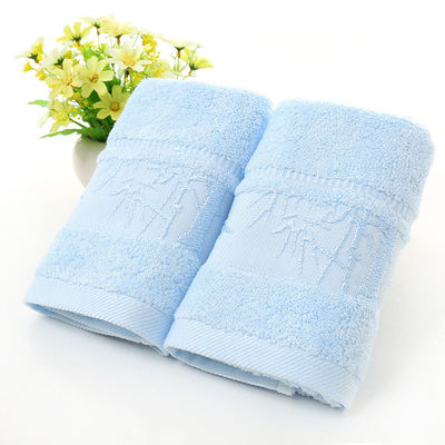 Горячее полотенце из бамбуковых волокон Jacquard 25 * 50 см для мягкой и поглощающей домашней чистки