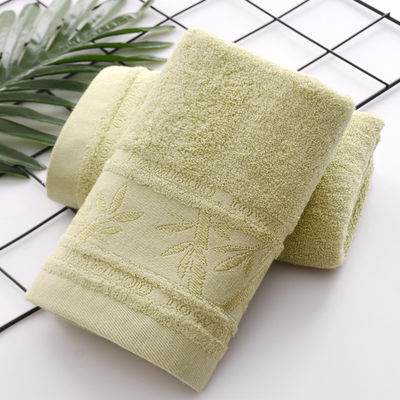 Горячее полотенце из бамбуковых волокон Jacquard 25 * 50 см для мягкой и поглощающей домашней чистки