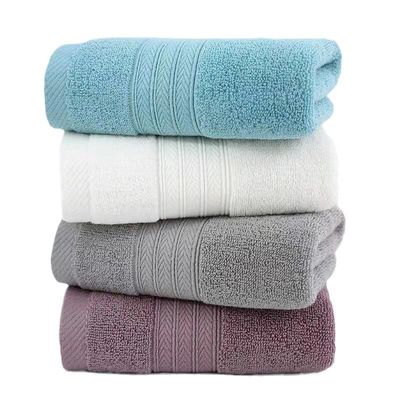 Luxury Hotel Towel Set Custom Embroidery Logo 100% Cotton White Bath Ручные полотенца для лица