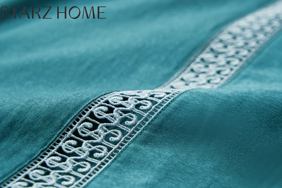Проницаемый воздух европейский стиль 100% хлопчатобумажной Jacquard 300TC 4Pcs постельные принадлежности комплекты без заполнения