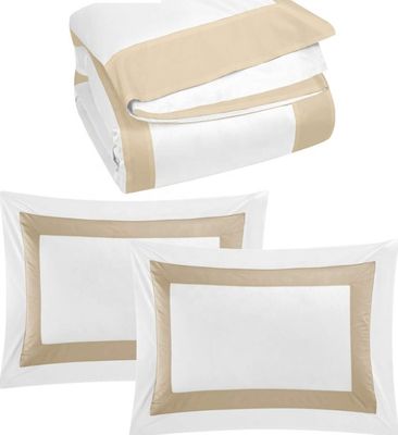 Star Hotel Plain White Luxury Comforter Quilt Cover Постельное белье из хлопчатника