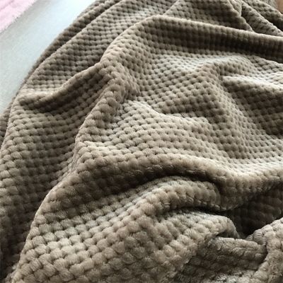 Каждый сезон на заказ твердое квадратное фланельное одеяло 300GSM Коралловое руно Диван Бросить одеяло