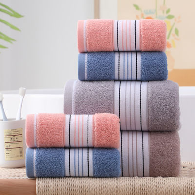 Конфигурационный логотип хлопчатобумажные Jacquard полотенца для взрослых Полотенца для ванны для дома и спорта