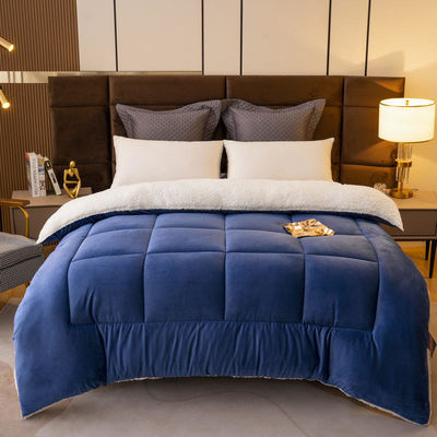 Светло-розовый Око-Текс Comforter Эдредон Двойной постельный комплект Подходит для всех сезонов