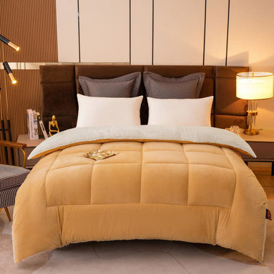 Светло-розовый Око-Текс Comforter Эдредон Двойной постельный комплект Подходит для всех сезонов