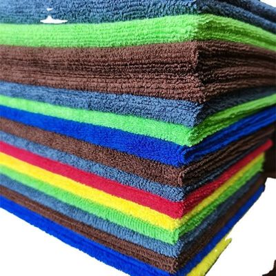 80% полиэстер 20% полиамид 40*40 см 300 гм микроволоконное полотенце для уборки автомобиля и кухни
