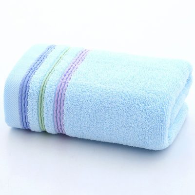 100% хлопчатобумажный многоцветный Dobby Towel Set для мягкого и поглощающего купания