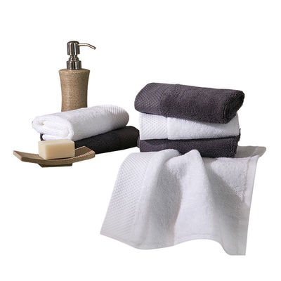 Конфигурационный логотип Luxury 5 Star Hotel White 100% Cotton Dobby Face Hand Bath Towels Set (Любое 5-звездочное отеле Белое 100% хлопчатобумажное Полотенце для ванной)