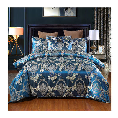 Oeko-tex Certified Europe Style Jacquard Satin Silk Comforter Sets для гостиничного постельного белья