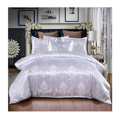 Oeko-tex Certified Europe Style Jacquard Satin Silk Comforter Sets для гостиничного постельного белья