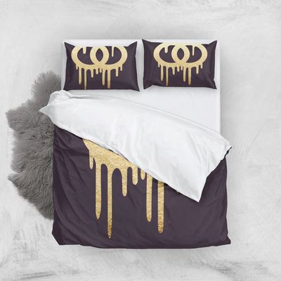 Набор постельной одежды в стиле отеля Luxury King Size 100% полиэстерные 3D-печатные одеяла
