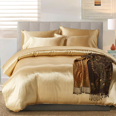 Настройка шелкового постельного белья на заказ с 3 шт. King Size Bed Covers и плотностью ткани 133 * 72