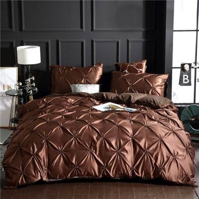 3D Luxury Style Hotel Home Белый евро Покрытие одеяла с подушкой Покрытие одежды 3 шт.
