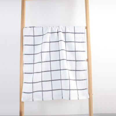 Высокоустойчивое 100% хлопчатобумажное твердое Jacquard Terry полотенце