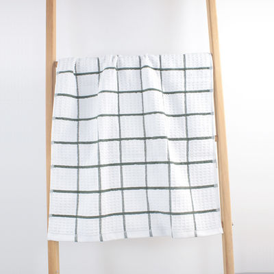 Высокоустойчивое 100% хлопчатобумажное твердое Jacquard Terry полотенце