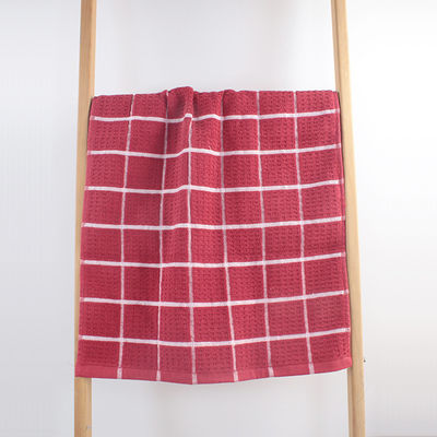 Высокоустойчивое 100% хлопчатобумажное твердое Jacquard Terry полотенце