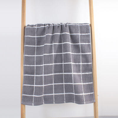 Высокоустойчивое 100% хлопчатобумажное твердое Jacquard Terry полотенце