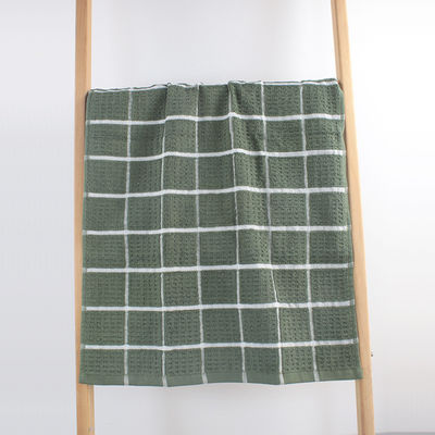 Высокоустойчивое 100% хлопчатобумажное твердое Jacquard Terry полотенце