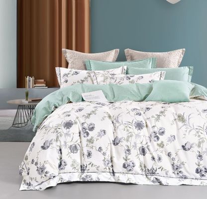Домашнее оборудование Luxury 40s Cotton Bedding Set with 100% Cotton Sheets Quilt Pillow Cover (Люксовое одеяло 40-х годов)