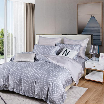 100% Tencel Luxury Silky Soft Bedding Set 300TC Printed Fabric Quilt Cover Ковры для подушек