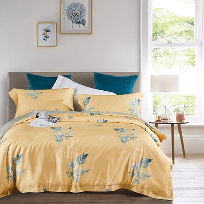 100% Tencel Luxury Silky Soft Bedding Set 300TC Printed Fabric Quilt Cover Ковры для подушек