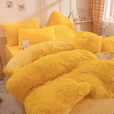 Home Hotel Queen Size постельное белье с атласным юбкой и хлопчатобумажным бархатным одеялом