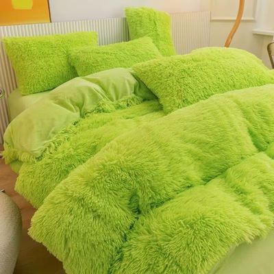 Home Hotel Queen Size постельное белье с атласным юбкой и хлопчатобумажным бархатным одеялом