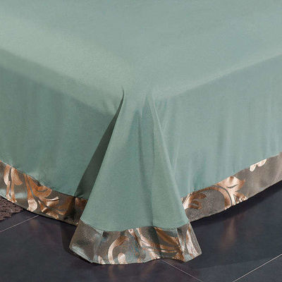 Европейский стиль Luxury Satin Silk Hotel изысканный спальный набор Jacquard Solid Advantage