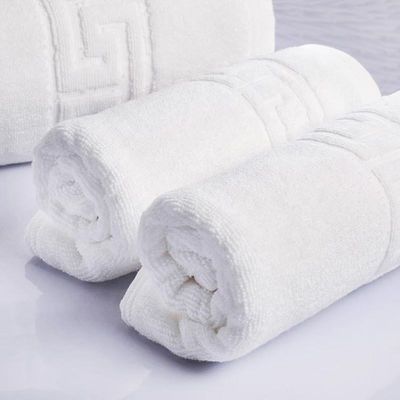 Comfort Hotel Luxury Jacquard White Bath Towel Set 100% Cotton Большой пляжный полотенце для OEM