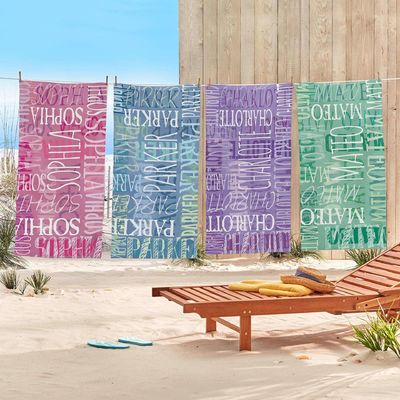 Летний бассейн Essential Custom Printed Pool Beach Towels в мягком микроволокно